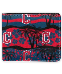 Cleveland Guardians Wallet - Palm Paradise Navy Blue Red