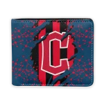 Cleveland Guardians Wallet - Torn Stripe Chaos Navy Blue Red