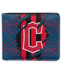 Cleveland Guardians Wallet - Torn Stripe Chaos Navy Blue Red