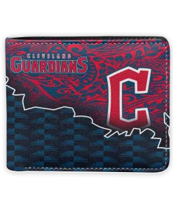 Cleveland Guardians Wallet - Tribal Fade Fusion Navy Blue Red
