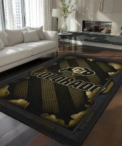 Colorado Buffaloes Rug - Torn Mesh Gold