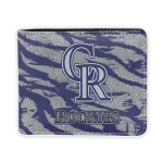 Colorado Rockies Wallet - Abstract Stripes Blue