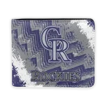 Colorado Rockies Wallet - Customized Vintage Style Blue White