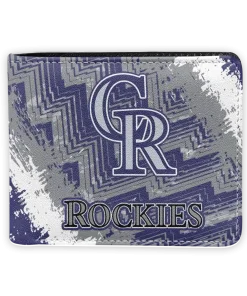 Colorado Rockies Wallet - Customized Vintage Style Blue White