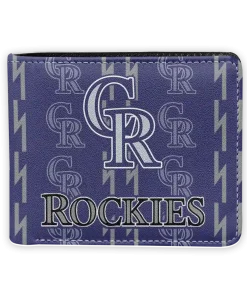 Colorado Rockies Wallet - Bolt Rows Blue
