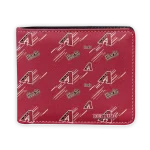 Arizona Diamondbacks Wallet - Custom Streak Motif Red