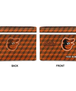 Alternative view of Baltimore Orioles Wallet - Custom Cube Illusion Orange