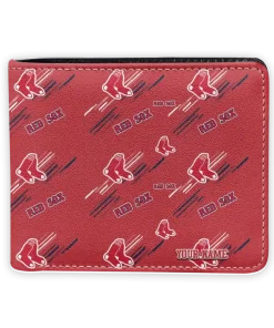 Boston Red Sox Wallet - Custom Streak Motif Red