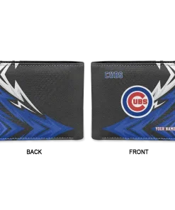 Alternative view of Chicago Cubs Wallet - Custom Sharp Arrow Streaks Blue Black