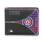 Chicago Cubs Wallet - Custom Zipper Split Red Black