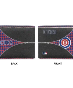 Alternative view of Chicago Cubs Wallet - Custom Zipper Split Red Black