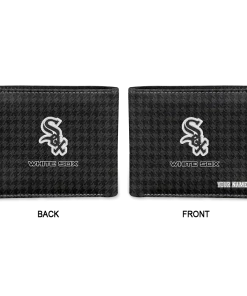 Alternative view of Chicago White Sox Wallet - Custom Classic Houndstooth Black