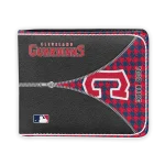 Cleveland Guardians Wallet - Custom Zipper Split Navy Red Black