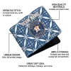 Houston Astros Wallet - Custom Geometric Star Blue White