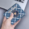 Houston Astros Wallet - Custom Geometric Star Blue White