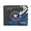 Houston Astros Wallet - Custom Sharp Arrow Streaks Blue Black