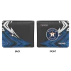 Houston Astros Wallet - Custom Sharp Arrow Streaks Blue Black