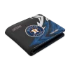 Houston Astros Wallet - Custom Sharp Arrow Streaks Blue Black
