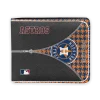 Houston Astros Wallet - Custom Zipper Split Orange Black