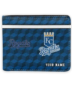 Kansas City Royals Wallet - Custom Cube Illusion Royal Blue