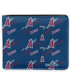 Los Angeles Angels Wallet - Custom Streak Motif Blue