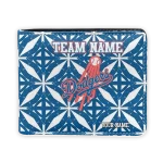 Los Angeles Dodgers Wallet - Custom Geometric Star Blue White
