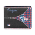 Los Angeles Dodgers Wallet - Custom Zipper Split Blue Black
