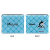 Miami Marlins Wallet - Custom Plaid Grid Blue