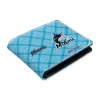 Miami Marlins Wallet - Custom Plaid Grid Blue