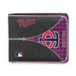 Minnesota Twins Wallet - Custom Zipper Split Red Black