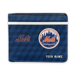 New York Mets Wallet - Custom Cube Illusion Blue
