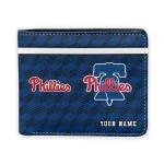 Philadelphia Phillies Wallet - Custom Cube Illusion Blue
