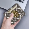 San Diego Padres Wallet - Custom Geometric Star Brown White