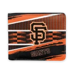 San Francisco Giants Wallet - Custom Checkerboard Brush Orange Black