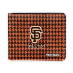 San Francisco Giants Wallet - Custom Classic Houndstooth Orange