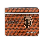 San Francisco Giants Wallet - Custom Cube Illusion Orange