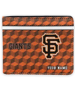 San Francisco Giants Wallet - Custom Cube Illusion Orange