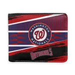 Washington Nationals Wallet - Custom Checkerboard Brush Red Black