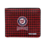 Washington Nationals Wallet - Custom Classic Houndstooth Red