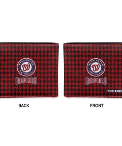 Alternative view of Washington Nationals Wallet - Custom Classic Houndstooth Red
