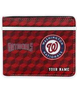 Washington Nationals Wallet - Custom Cube Illusion Red
