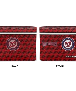 Alternative view of Washington Nationals Wallet - Custom Cube Illusion Red