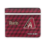 Arizona Diamondbacks Wallet - Customized Cube Illusion Red