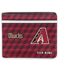 Arizona Diamondbacks Wallet - Customized Cube Illusion Red