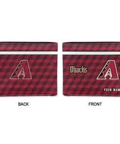 Alternative view of Arizona Diamondbacks Wallet - Customized Cube Illusion Red