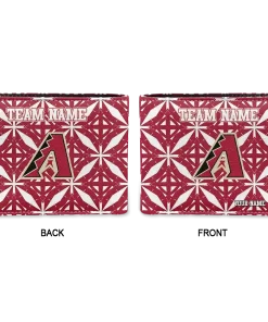 Alternative view of Arizona Diamondbacks Wallet - Customized Geometric Star Red White