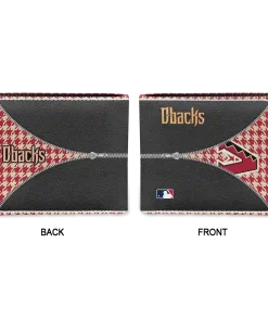Alternative view of Arizona Diamondbacks Wallet - Customized Zipper Split Red Black