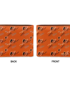 Alternative view of Baltimore Orioles Wallet - Customized Streak Motif Orange