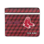 Boston Red Sox Wallet - Customized Cube Illusion Red