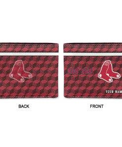 Alternative view of Boston Red Sox Wallet - Customized Cube Illusion Red